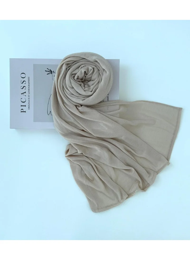 strippeed cotton hijab shawl